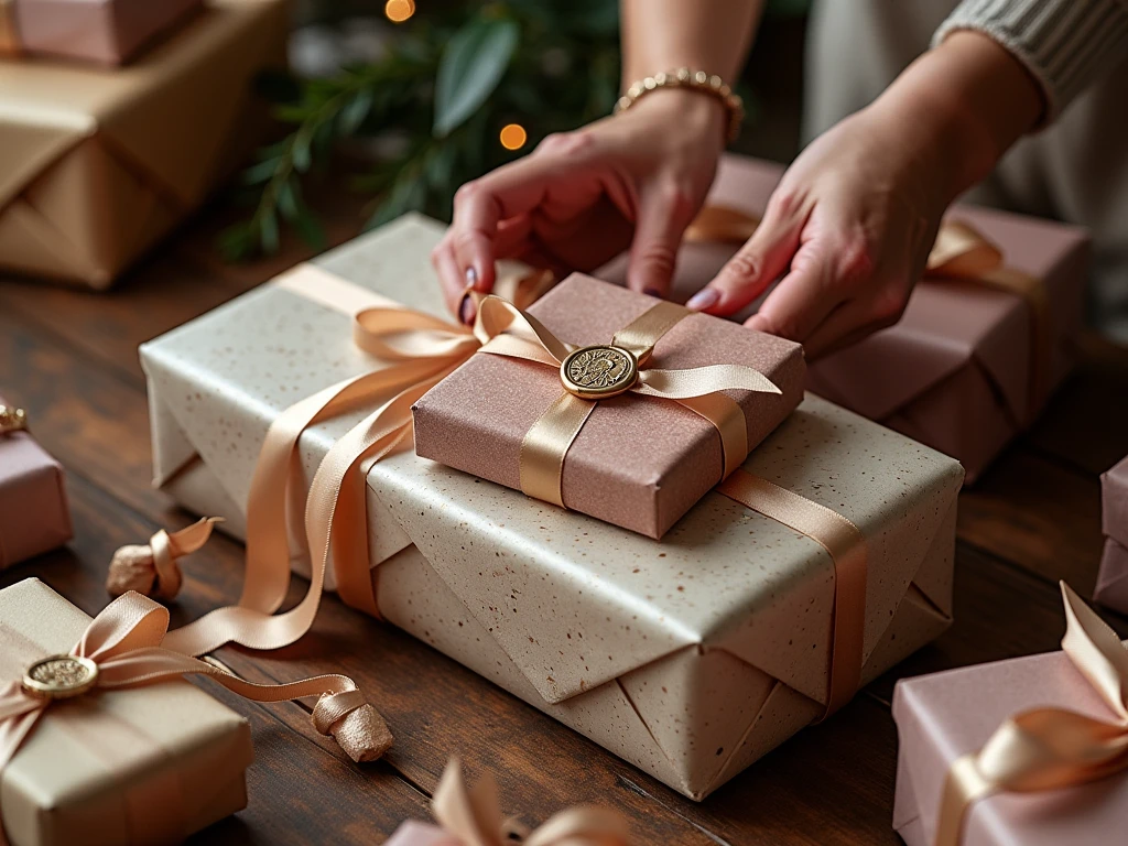 Premium gift wrapping service